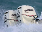 Evirude twin outboards-improved offshore safety, but at a cost